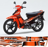 Striping Yamaha fizr F1zr Variasi Orange Tahan Vernis Cuting Mesin