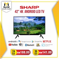 [Installment Plan] Ansuran Mudah Sharp 42" Android 4K Smart LED TV