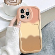Strawberry milk tea case Realme Note50 C55 C65 C15 C51 C53 C20 C35 C25 C21 C12 C11 Protective Curved