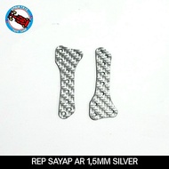 Rep Tamiya 94970 Tamiya/ Carbon Side Damper AR SILVER AR Silver Wing/ (pair)