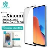 Nillkin 2.5D Full Cover Tempered glass for Redmi 12 4G /Redmi 12 5G / Redmi Note 12R 5GScreen Protec