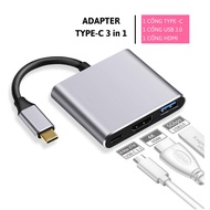 Bộ chuyển đổi hub USB Type-C to 2 hdmi HUB 12in 1 type c to 2 hdmi rj45 1000 mbpsvgausb sd tf Má