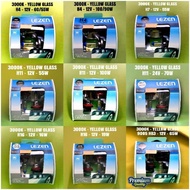 Vip3 * LEZEN Xenon Halogen Bulb - 3000K Yellow Glass - H3 H4 H7 H11 H16 HB3 HB4 - Set Price