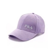 FILA 街頭潮流 時尚滿版LOGO 棒球帽 休閒帽 鴨舌帽 潮帽 -紫色 (HTY-1102-PL)
