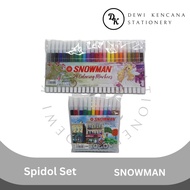 SNOWMAN Small Marker Set Snowman Coloring Marker Set