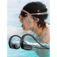無線藍牙耳機游泳防水潛水專用掛脖運動雙模式帶8G內存MP3播放器X