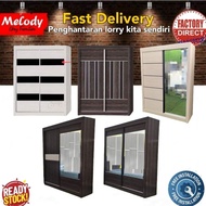 Melody - 🔥FREE INSTALLATION 🔥READY STOK 5X7FT WARDROBE /ALMARI BAJU / SLIDING DOOR / HALF MIRROR /FU