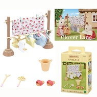 Sylvanian Families Washing Accessory Clothesline Laundry Furniture Doll House Accessories Miniature