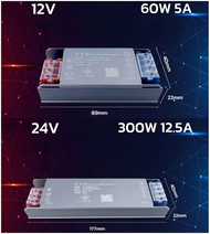 ไฟริบบิ้น ไฟเส้น STRIP 2835 SMD 12V5M 24V10M LED120เม็ด/M 8mm สีขาว วอร์ม 4000K เหลือง แดง เขียว ฟ้า