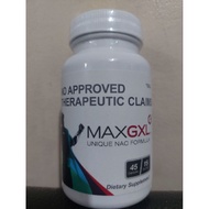 Max GXL, Unique NAC Formula 45 and 180 Capsules, 15 and 60 servings