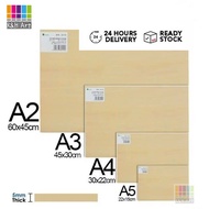 Basswood Board, Carving Wood Board, Sketchpad, Drawing Board(A2 / A3 / A4 / A5 / A3+clip) Thickness: