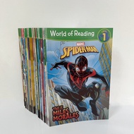 【immedately ship]31 volumes of Marvel Avengers graded books Marvel World of Reading Pre1+L1+L2 English original child