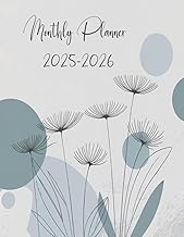 Monthly Planner 2025-2026: Two-Year Calendar Book. From January 2025 through December 2026 With Holi