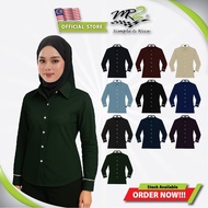 MR2 Uniform FT-990 - Baju Wanita Baju Korporat Baju Kemeja Women Shirt