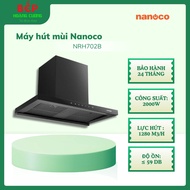 Máy hút mùi Nanoco NRH702B Lực hút 1280 m3/h Kích thước 700mm - CHB