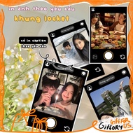 SET of 5 LOCKET frame prints on request, with caption printing