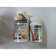 VitaHealth Vitamin C Promo Pack Vitamin C 500 Chewable Vitamin C 1000 With Zinc Tablet