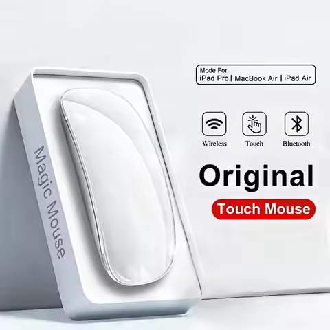 New Ergonomic Mice For Apple Macbook Microsoft Magic Mouse Wireless Bluetooth Silent Dual-Mode Recha