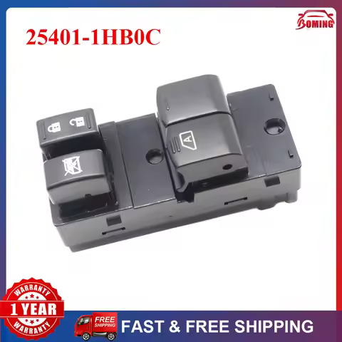 Electric Master Power Window Control Switches 25401-1HB0C For NISSAN SUNNY VERSA NOTE MICRA K13 New 