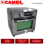 Camel Air Fryer Oven 22 liters CAF-2201VDRSS  Digital with Stainless Interior