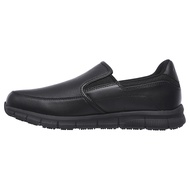Skechers สเก็ตเชอร์ส รองเท้าผู้ชาย Men Work Nampa Slip Resistant Work Shoes - 77157-BLK ดำ US:8
