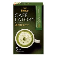 Blendy Cafe Latory Stick Rich Matcha Latte 6 Sticks