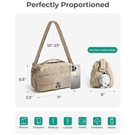 New Ladies Fluffy Messenger Bag Small Messenger Bag with Extendable Bottle Bag Fluffy Handbag