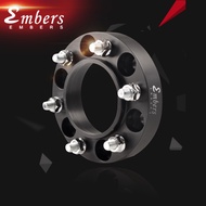 Embers For Land Cruiser Prado Hilux Revo Black Aluminum Rim spacer 6x139.7  CB 106.1 wheel adapter 6