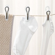 晾曬固定塑膠夾12入 耐用不傷衣 白綠混色 曬衣架 無痕夾 內衣夾