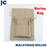 Burlap Hessian Doorgift Drawstring Pouch