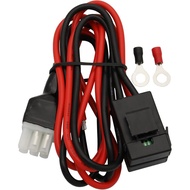 6-Pin 12AWG 30A DC Power Cord Cable Short Wave Power Supply Cable Compatible for Yaesu FT-847 FT-857