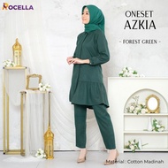 A G9 Setelan Baju Tunik Dan Celana Rocella Azkia Wanita Dewasa Muslim