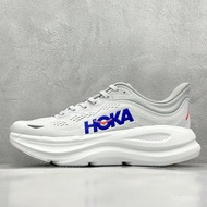Hoka Bondi 9 Kasut Lari Lebar Lelaki Wanita Kasut Sukan Uniseks Pasangan Mesh MMVW PMEY 7VUM