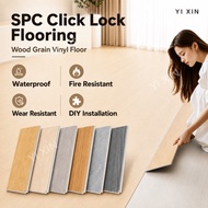 YIXIN SPC Lock Flooring Wood Grain Vinyl Floor Tile Waterproof Fire Resistant DIY Home Renovation Fl