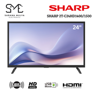 TV LED SHARP 24" Digital - Sharp 24HD1400/1500 - Televisi Digital DVBT2 HDMI USB Movie