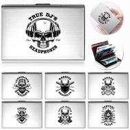 Dompet Kad Logam RFID Metal Credit Card Case Pattern Credit Card Holder Metal Card Case Card Holder 