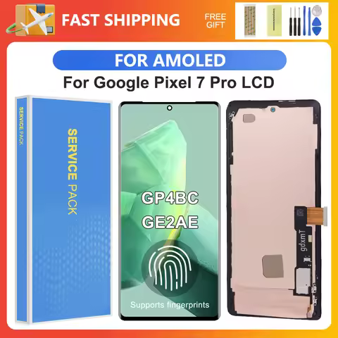 For Google Pixel 7 Pro GP4BC GE2AE 6.7''For AMOLED Google Pixel 7 Pro LCD Display Touch Screen Digit