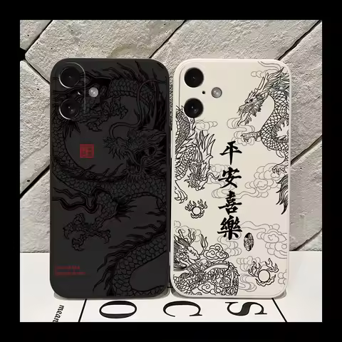 Fashion Chinese Dragon Case For Oppo Realme C71 C65 C63 C55 C53 C35 C33 C30 C20 C21Y 15T 14 13 11 10