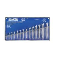 Senator SEN5825202C Metric, Combination Spanner Set, 6 - 19mm, Set of 14, Chrome Vanadium Steel