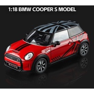 1: 18 Mini Hatch Cooper S Model Car BMW Mk II Hardtop JCW 1/18 Car Model 1/18 Diecast Car