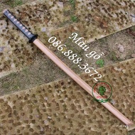 Kiếm gỗ siêu cứng dài 1m dùng để luyện võ đóng phim hoặc hóa trang nhiều màu sắc