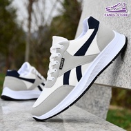 Sepatu Sneakers Olahraga Pria Dewasa Sepatu Sport Model Tali Kasual Trendy