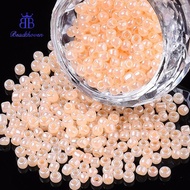 1pound Glass Seed Beads Ceylon Round Bisque 12/0 2mm Hole: 1mm 30000pcs/pound
