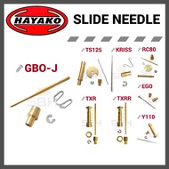Y110 GBO KRISS EGO TXR TXRR TS100 TS 125 RC80 SLIDE NEEDLE JARUM SLIDE CARBURETOR SLIDE NEEDLE SET