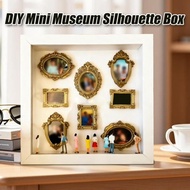Mini Museum Silhouette Box Diy Frames Display Figures Cavern Club Fragment For Unique Memories W9h4