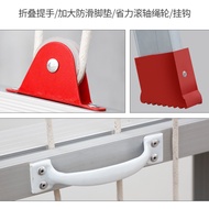 Aluminum Alloy Retractable Ladder Single-Sided Lifting Ladder Engineering Ladder Upper Lower Loft Si