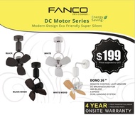 Fanco Dono 16 Corner Wall Ceiling Fan