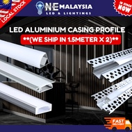 LED Channel Strip Light Aluminium Led Alluminium Profile Casing Profile Track Housing Aluminium Alum