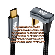 LKY5 1m/1.5m/2m 100W Male to Male U Shape  Angled Extension  USB C to C Cable USB 3.2 Type C 10Gbps 