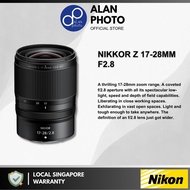 Nikon NIKKOR Z 17-28mm F2.8 Lens for Nikon Z9 Z8 Z7 ii Z6 ii Z5 Zfc Z30 | Nikon Singapore Warranty